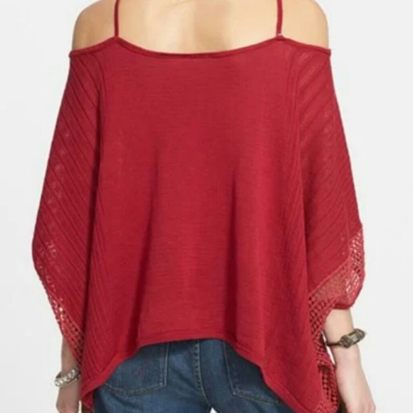 Free People Women's Echo Open Stitch Sweater Size M - Picture 2 of 6